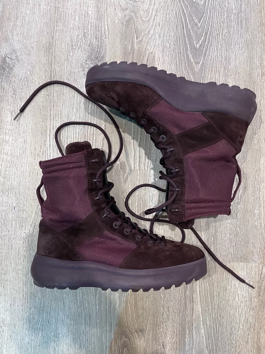 Size 45 12US Yeezy Season 6 Military Combat Boot OX blood VERY RARE COLOR