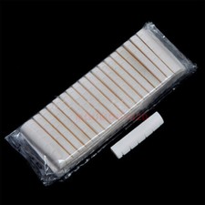 40pcs 6 String Acoustic Guitar Nut Bone Made Slotted Guitar Parts 43x6x9mm White