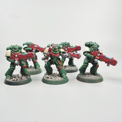 Dark Angels - Primaris Hellblasters x5 bemalt - Warhammer 40k - Space Marines