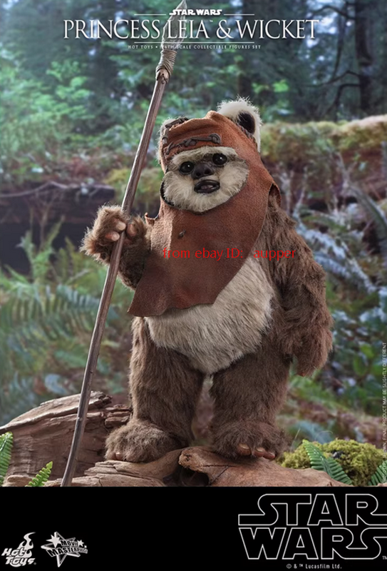 Hottoys 1/6 Mms550 Wicket Star Wars 6 Single Bear Ver. Action