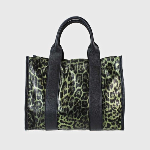 Leoparden tasche echt leder leopard leopardenmuster leopardendruk Lulu - Bild 6 von 9
