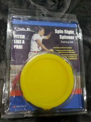 Club K Softball Spin Right Spinner Training Aid For Pitching *Opened ...