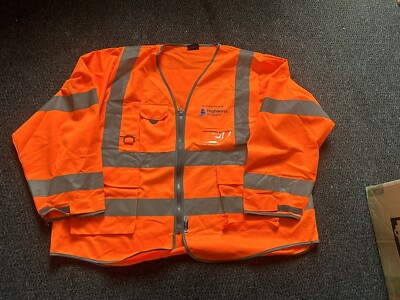 3XL Leo Workwear Wrafton Class 3 Orange Superior Sleeved Weste