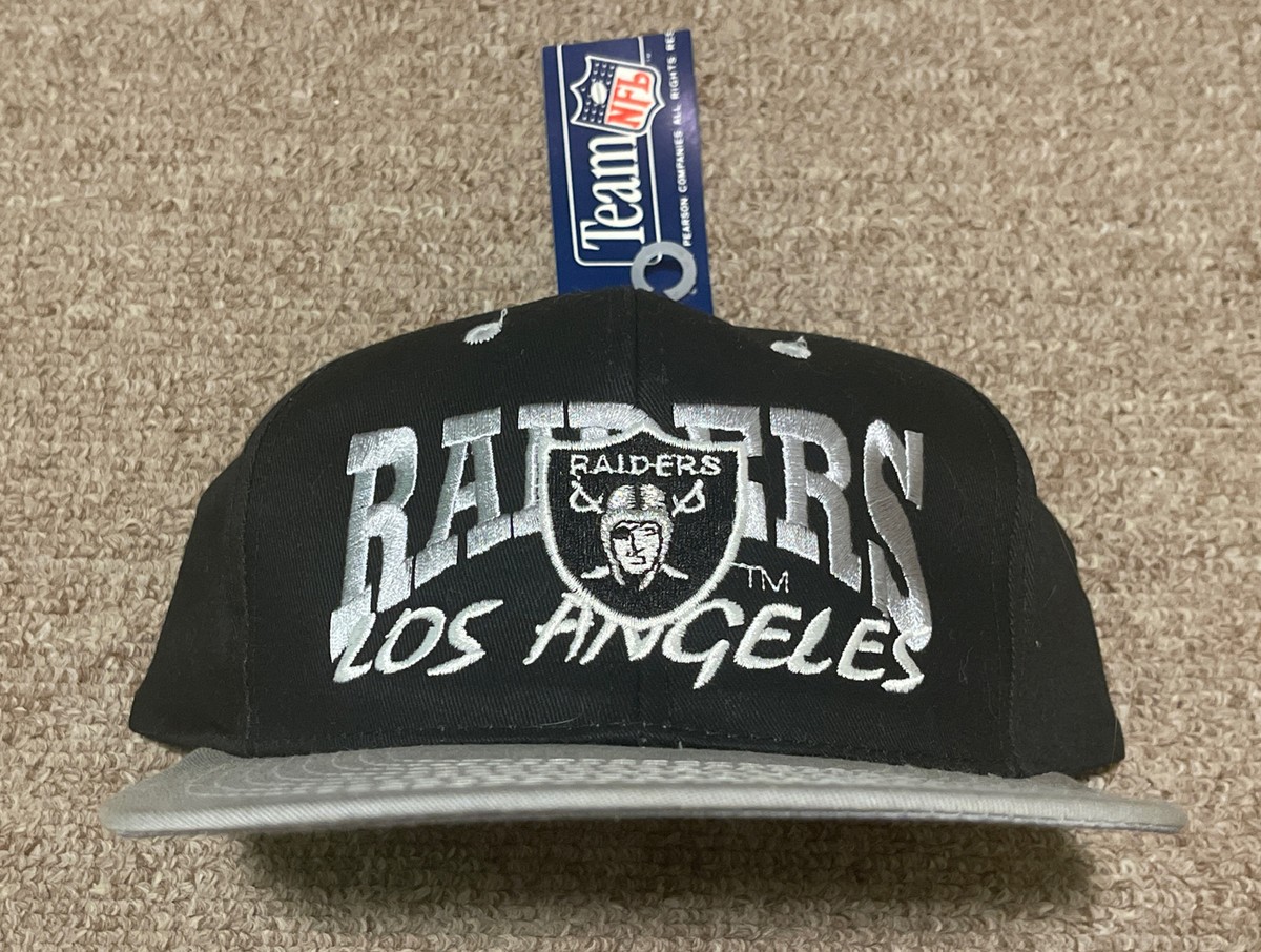 【90s】NFL レイダース キャップ　ビンテージ　raiders 90s〃 ヴィンテージ NFL RAIDERS レイダース メッシュキャップの