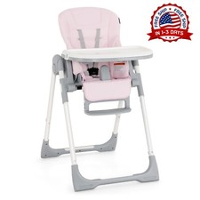 Trona Para Beb s Con Respaldo, Reposapi s Y Altura Del Asiento Ajustables NEW US