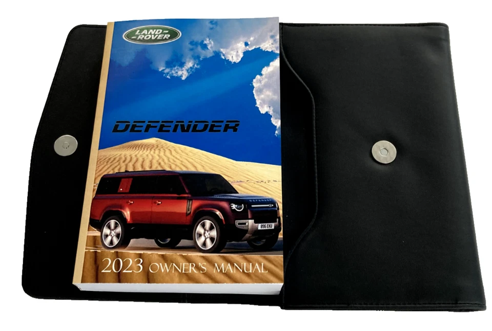 HELMING Owner Manual for 2023 Range Rover Defender, Owner's Manual Factory Glovebox Book
