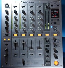 Pioneer DJM-700 DJ Mixer Digital 4 Channel Silver Professional Tested Working