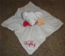Animal Adventure Stuffed ELEPHANT My First Christmas Baby Security Blanket Lovey
