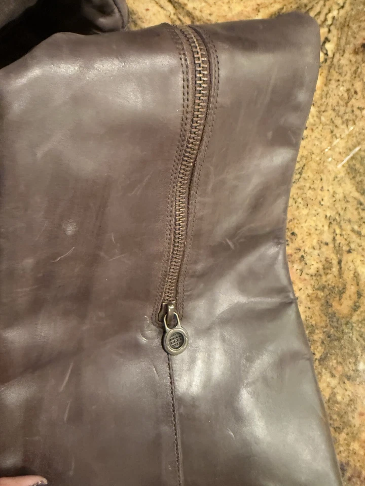 Gorgeous MaxStudio Knee High Flat Boot, Black Nappa, Size 10 $329 new - Image 3 of 4