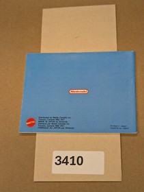 To the Earth - Nintendo NES- Manual Only **NO GAME!