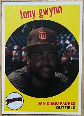TONY GWYNN, RARE ! 1989 "BASEBALL CARDS MAGAZINE" COLLECTOR'S CARD, WOW ! |  eBay