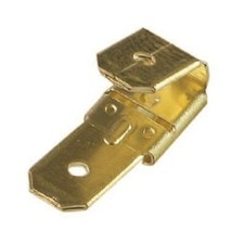 MVP 25 Bent Single Fem to Double Male .250" Disconnect Terminal Adapter 1/4" Tab