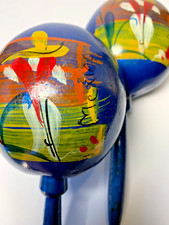 Colorful Mexican Maracas Set of 2 