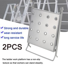 2x Work Step Platform Ladder Work Shelf Folding Work Platforms Ladders 30*26.5cm