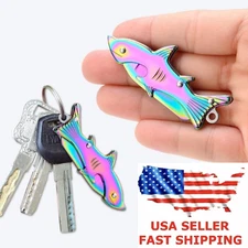 Keychain Pocket Knife Bottle Opener Multifunctional Outdoor Fishing Camping