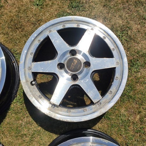 Set of (4) Longchamp XR4 15 Inch Alloy Wheels | 4x100 5J ET45 | Taiwan | 1 Piece - Picture 3 of 17