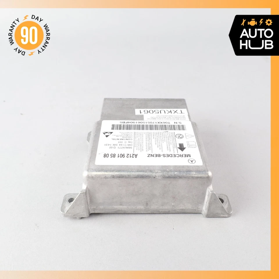 Módulo de control SRS sensor bolsa de aire bolsa de aire 14-16 Mercede W212 E350 OEM 20k Foto 3 de 4
