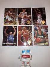 Lot of old-school basketball cards