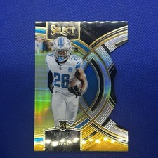 2023 Panini Select - Premier Level Jahmyr Gibbs #198 Black & Gold Prizm Die-Cut