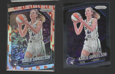 KARLIE SAMUELSON 2 Card Lot 2025 Prizm WNBA Logo #102 / Base Minnesota Lynx