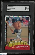 2018 Donruss Mickey Mantle #W1 Whammy! SGC 9
