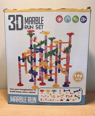 JOYIN 162 Piece Marble Run Multicolor Construction Toy