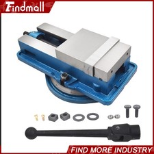 Findmall 6 In Milling Machine Vise Lockdown Bench Vise With 360° Swiveling Base