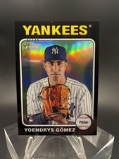 2024 Topps Heritage High Number - Yoendrys Gomez #661 Chrome Black Border /75