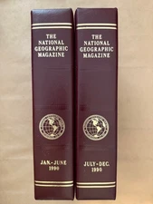 National Geographic Magazine Complete years in Faux Leather Slip Cases 1958-2021