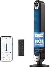 DREO 42" Smart Tower Fan 8.5m/s Powerful Cooling 9 Speeds Remote Control