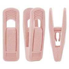 Velvet Hangers - Strong Finger Clips for Thin Hangers, Perfect 20pc Light Pink