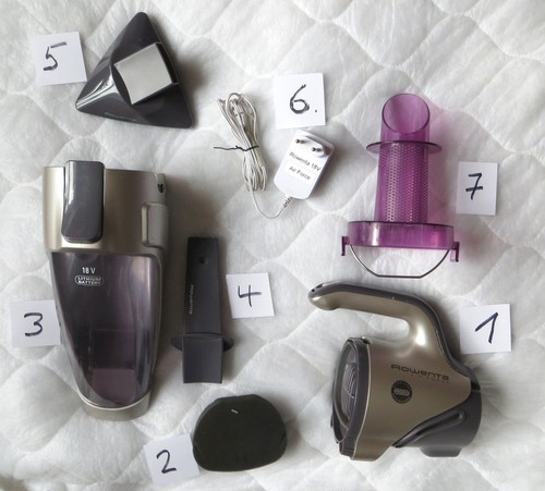 ROWENTA AIR FORCE 18 V Akku-Handstaubsauger Ersatzteile 1. Hand! Typ: AC 925801