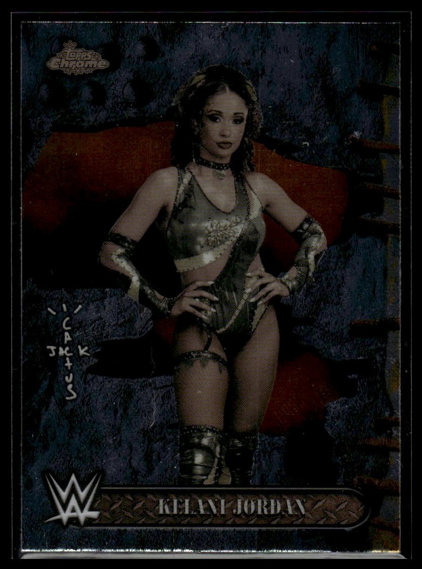 2025 Topps Chrome WWE x Cactus Jack #57 Kelani Jordan