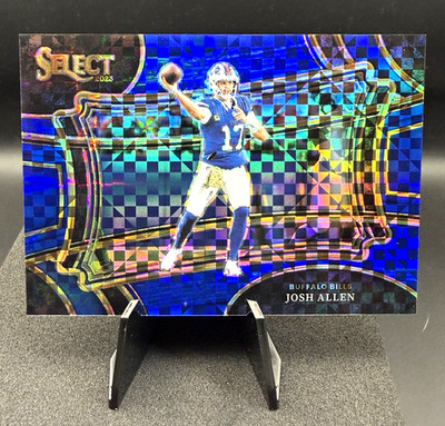 2023 Panini Select Field Level Josh Allen Blue Prizm #310 /49 Buffallo Bills