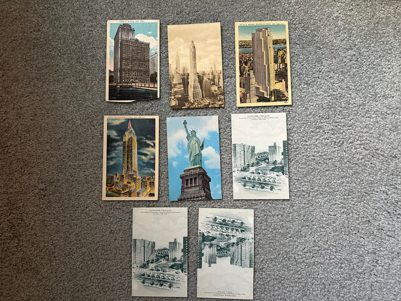 16 New York City Postcards - Brooklyn, Coney Island, Statue of Liberty, etc.