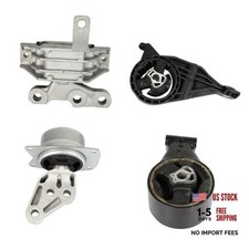 Engine Motor Mount and Transmission Mount Set for Cadillac SRX 2010-2016