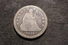 1840-O VG F Full Date Seated Liberty Quarter NHX