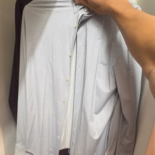 BOSS White Button-Down Shirt Size Large