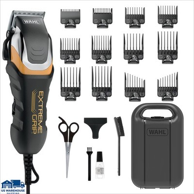 Corded Hair Clipper for Men Women No-Slip Grip 14 Guards Taper Lever
