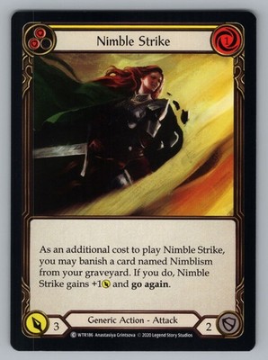 NIMBLE STRIKE (YELLOW) WTR186 FLESH AND BLOOD UE NORMAL NM ''{