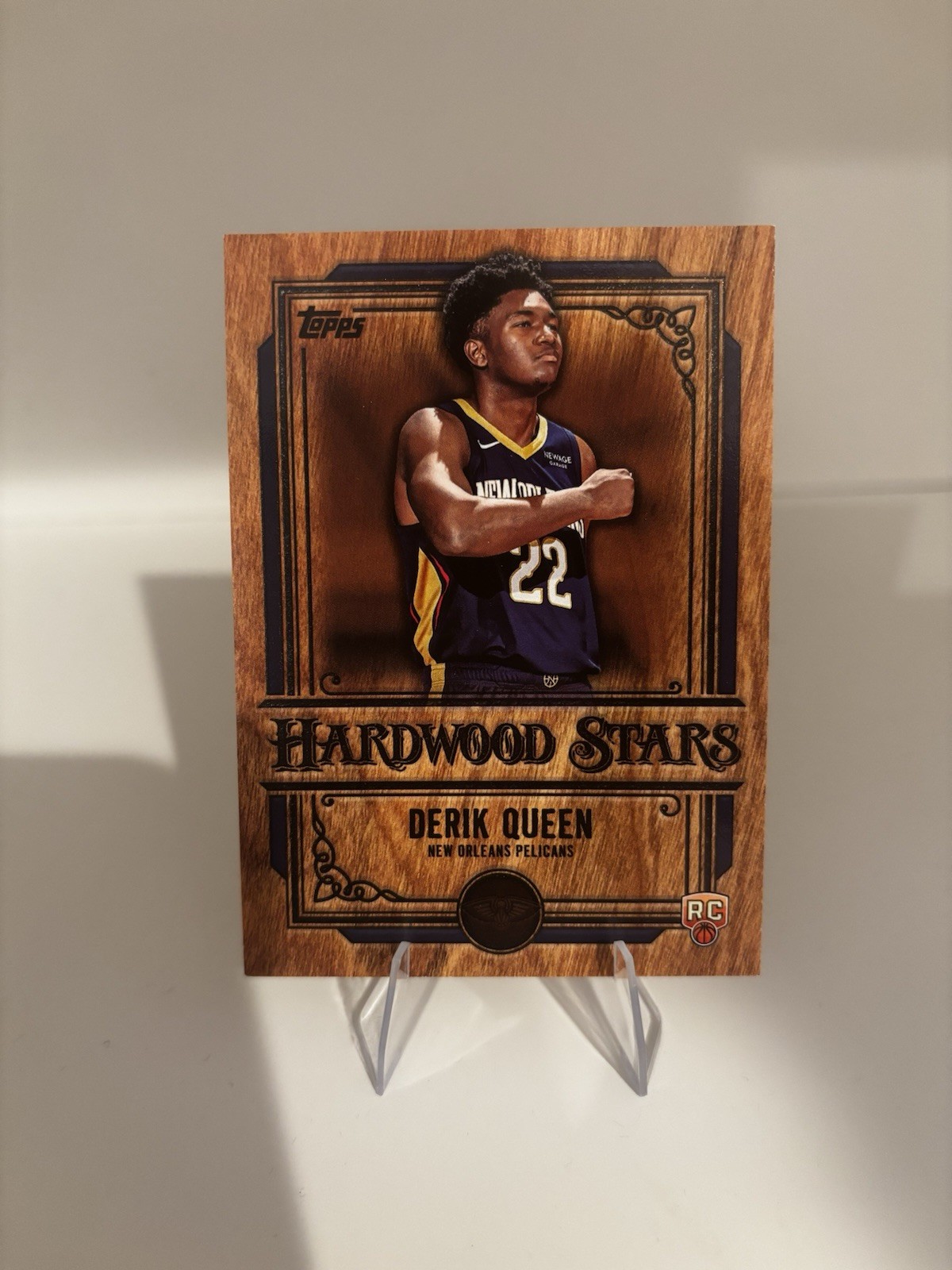 2025-26 Topps Basketball New Orleans Pelicans RC Derik Queen Hardwood Stars SSP
