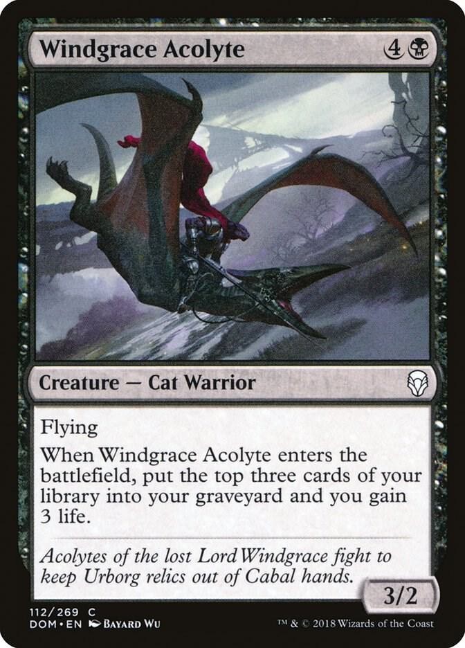 Windgrace Acolyte 112 C Dominaria Magic: The Gathering NM/M