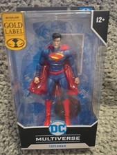 McFarlane DC Multiverse  New 52  Superman 7  Action Figure Gold Label Brand New