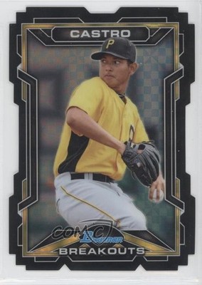 2013 Bowman Draft Scout Breakouts X-Fractor Die-Cut 72/99 Orlando Castro 9qr