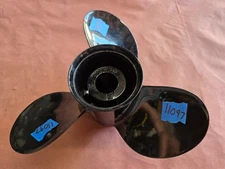 NEW ALUMINUM 13" X 19P MERCURY BLACK MAX PROP, 48-77346A45 19P, FLO TORQ, P11097