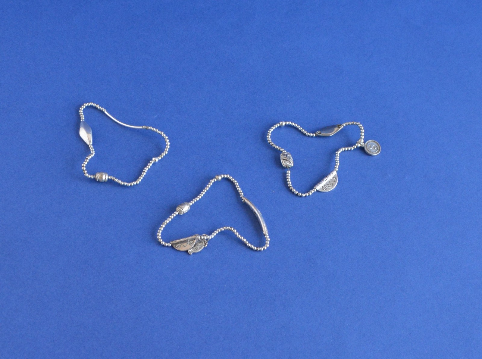 Bracelets/Stretchable Charm Bracelets-Set of 3 - image 4