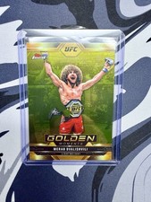 2025 Topps Finest UFC Merab Dvalishvili Golden Moments #GM-8 Insert MMA Card