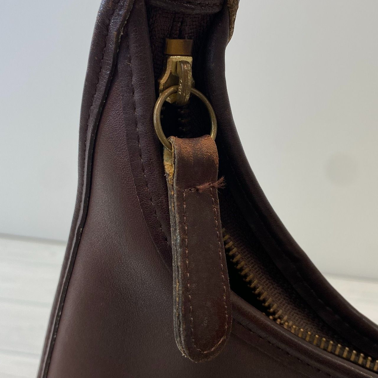 Rare Vintage Coach Ergo 9025 Brown Leather One Shoulder Bag Old Coach image 9