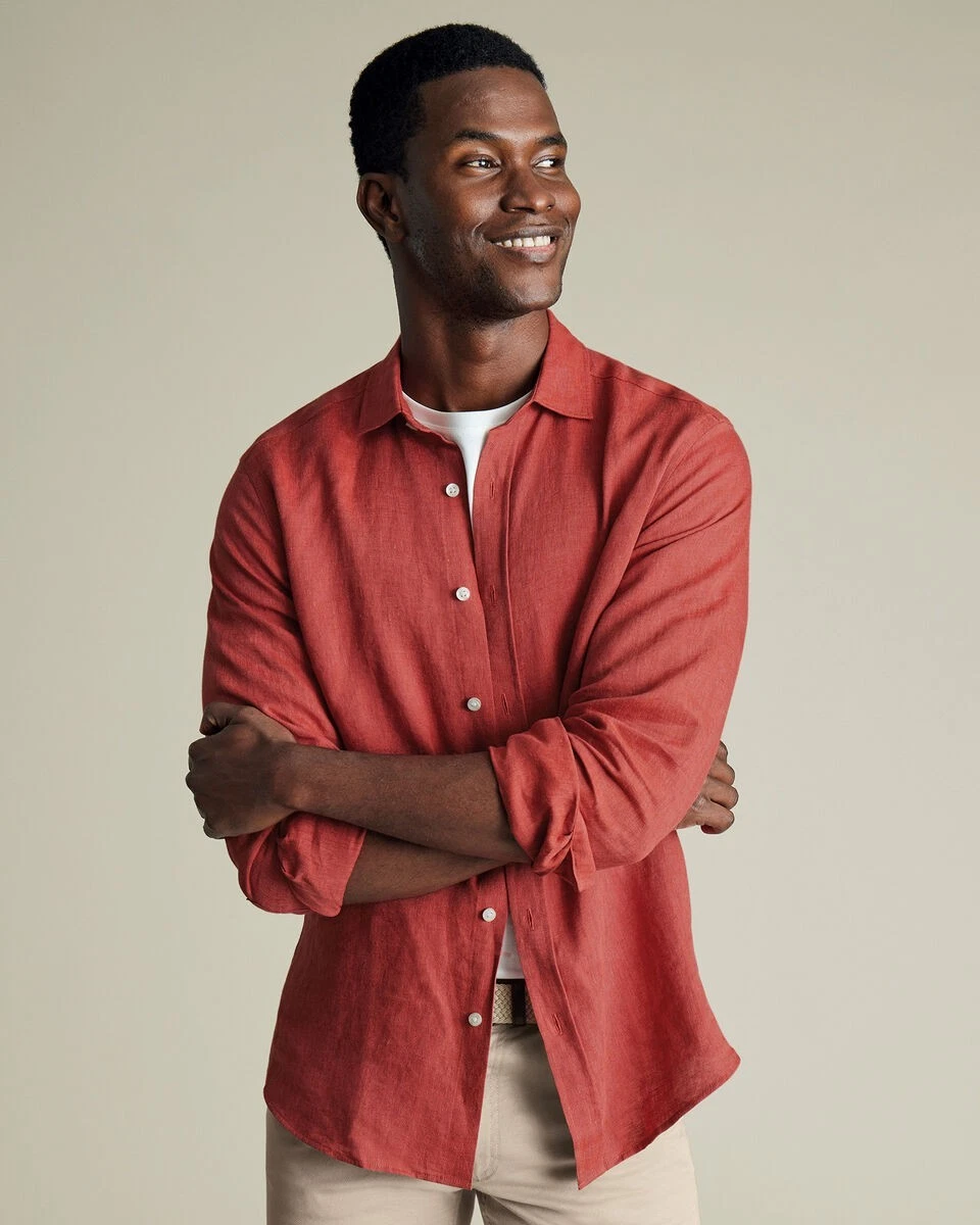 ⭐️CLEARANCE⭐️CHARLES TYRWHITT PURE LINEN LONG SLEEVE SHIRT, BRAND NEW
Opens in a new window or tab