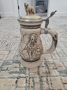 Avon Great Dogs of the Outdoors Beer Stein 1991